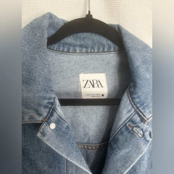 Zara cropped denim jacket - Picture 3 of 6